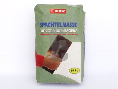 Боро гипсова шпакловка - 15кг.                                                                                                                                                                                                                                                                              